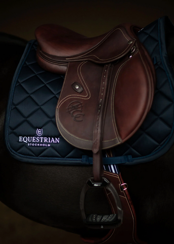 Equestrian Stockholm Midnight Line Navy Jump Pad