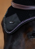 Equestrian Stockholm Modern Crystal Bonnet - Black