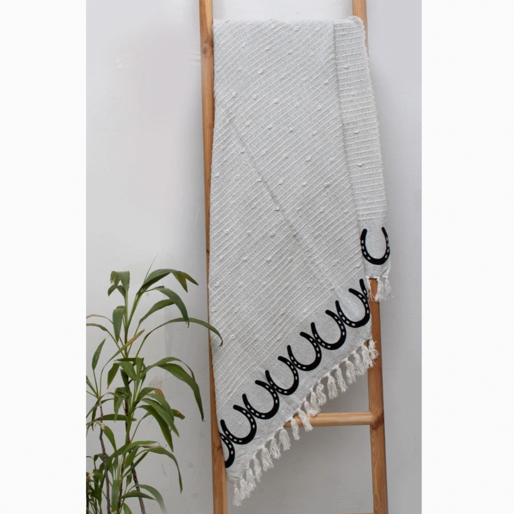 AWST Horseshoe Cotton Throw