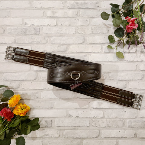 Shires Leather Overlay Girth