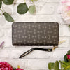 Lila Snaffle Bits Clutch Wallet