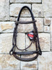 Ovation Classic Fancy Stitch Wide Noseband Bridle