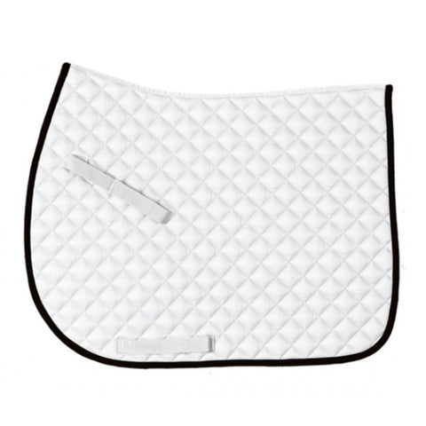 Centaur Everday Jump Saddle Pad - White/Black