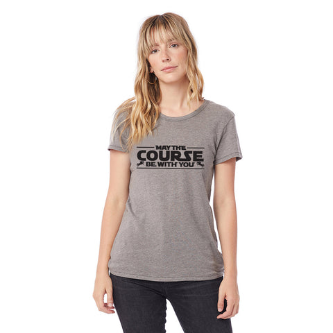 May The Course Be With You Short Sleeve - Stone