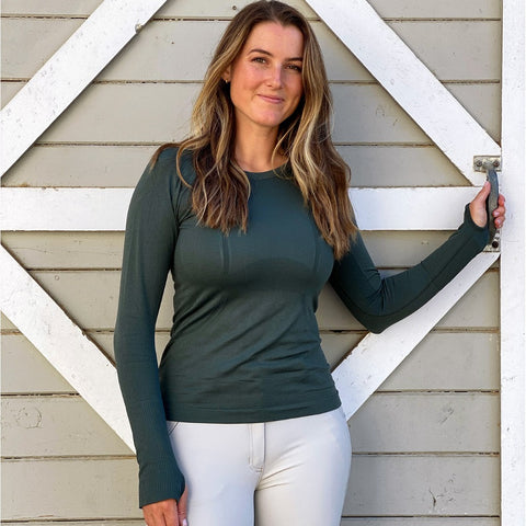 Blissful Prescott Tech Long Sleeve - Forest