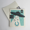 Equestrian Abduction Swedish Dishcloth