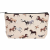 Lila Horses All Over Accessory Bag Medium