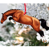 Classy Equine Horse Christmas Ornament