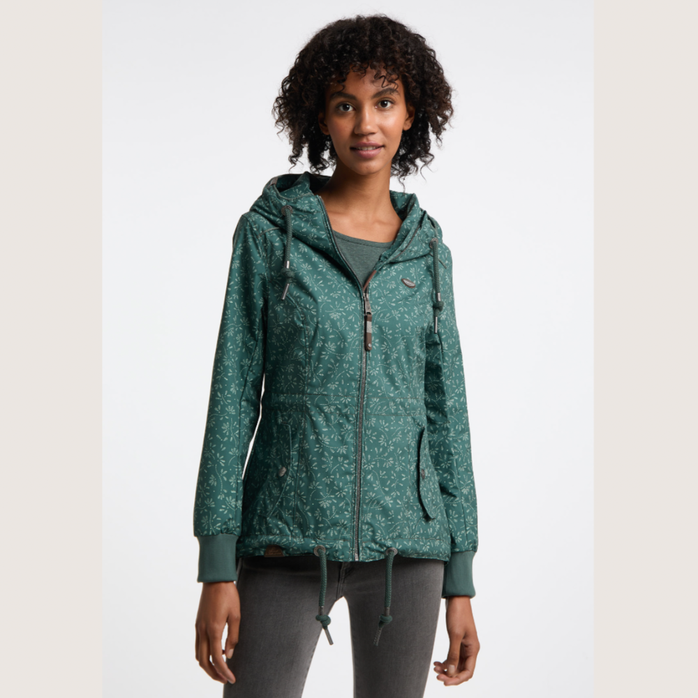 Ragwear Danka Bloom Jacket - Green | The Carrington Shoppe