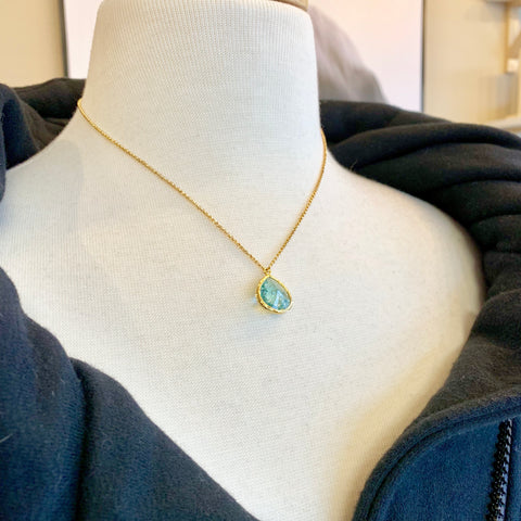 Blue Stone Necklace