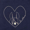 Heart Horse Youth Sweatshirt - Navy