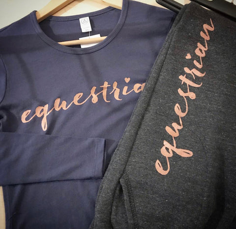 Equestrian Long Sleeve - Rose Gold