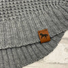 Blissful Crofton Knit Sweater - Heather Grey