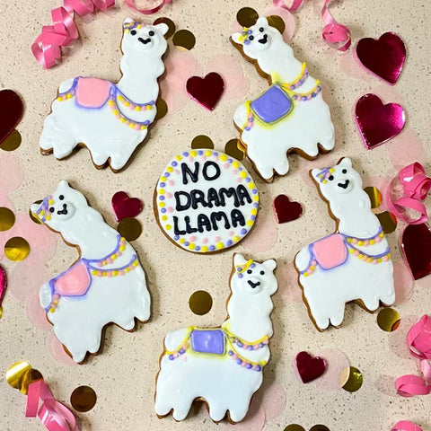 Blissful No Drama Llama Cookie 6 Pack