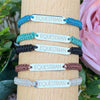 Blissful Equestrian Corded Bracelet